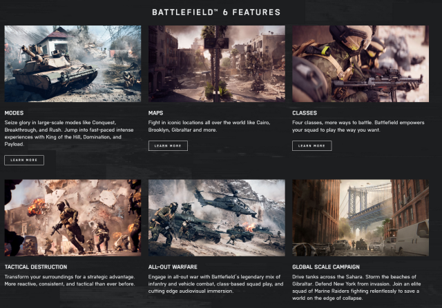 BF6 Features BF6 Features